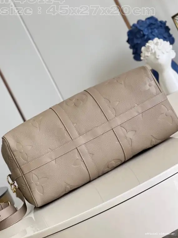 Official oldcobbler LOUIS KEEPALL 45 BANDOULIÈRE VUITTON 0610